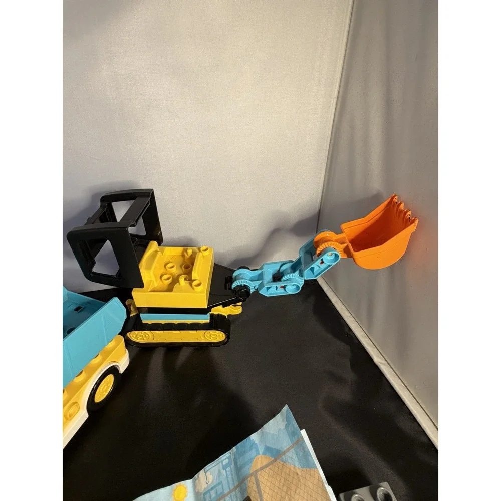 LEGO DUPLO 10931 Truck & Tracked Excavator Construction Set Incomplete